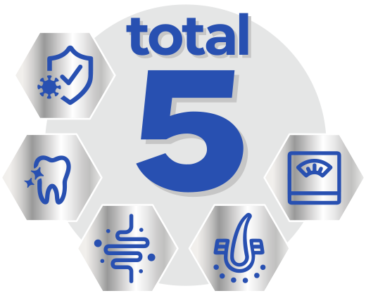 total 5 dog